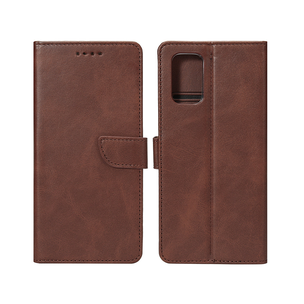 Bibliothèque Rixus pour Samsung Galaxy A72 4G Marron