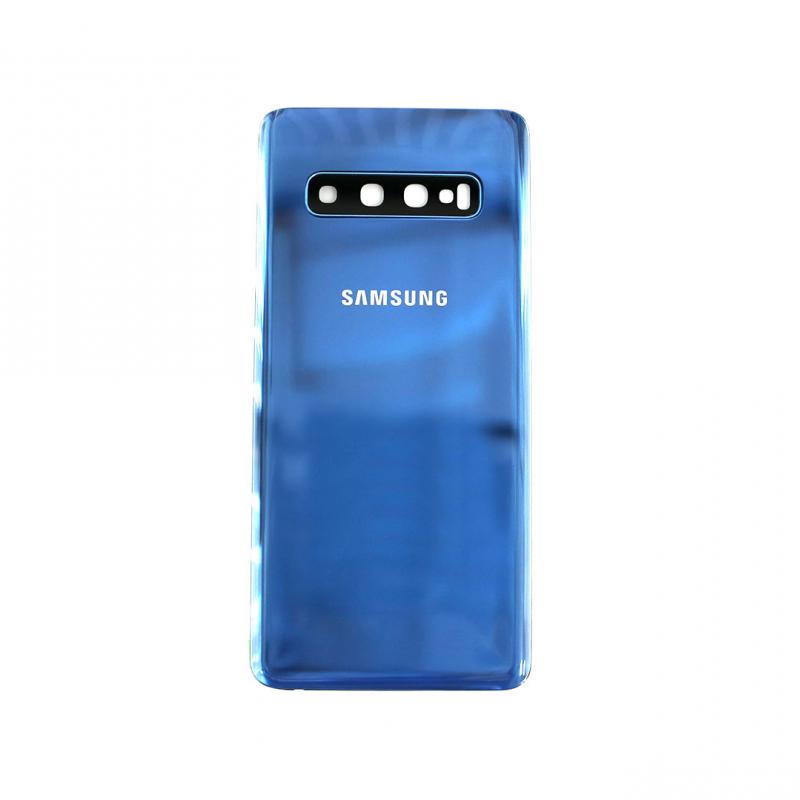 Coque arrière Samsung Galaxy S10 G973F avec prisme bleu OEM