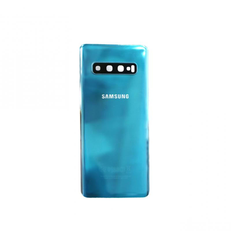 Coque arrière Samsung Galaxy S10 G973F avec prisme vert OEM