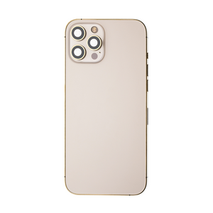 For Apple 12 Pro Max Boîtier avec petites pièces Or OEM