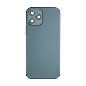 For Apple 12 Pro Max Boîtier avec petites pièces Bleu Pacifique OEM