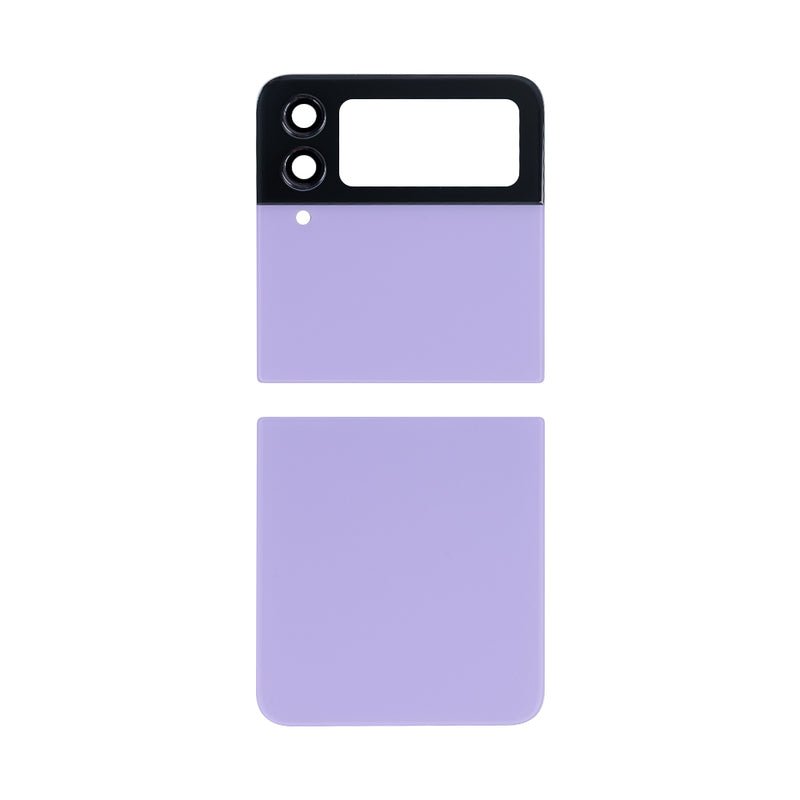 Coque arrière Samsung Galaxy Z Flip4 5G F721B avec lentille, violet Bora, OEM