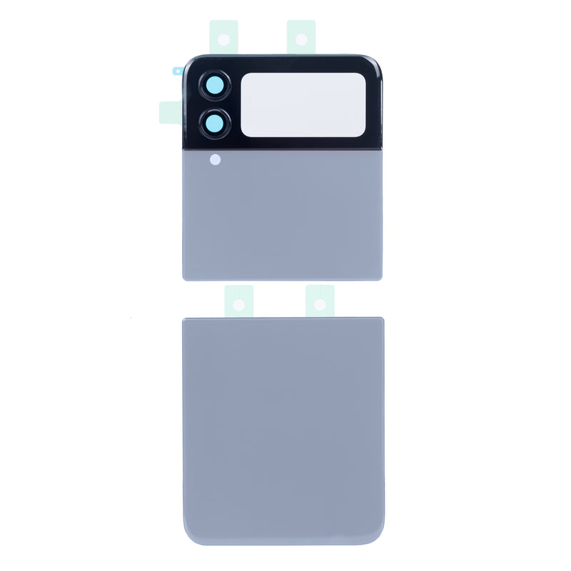 Coque arrière Samsung Galaxy Z Flip4 5G F721B avec lentille bleue OEM