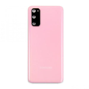 Samsung Galaxy S20 G980F Back Cover With Lens Cloud Pink OEM