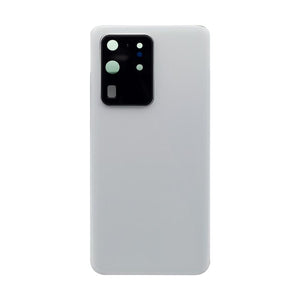 Coque arrière Samsung Galaxy S20 Ultra G988B avec objectif, blanc nuage, OEM