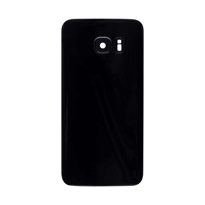 Coque arrière Samsung Galaxy S7 Edge G935F avec lentille, noire, OEM