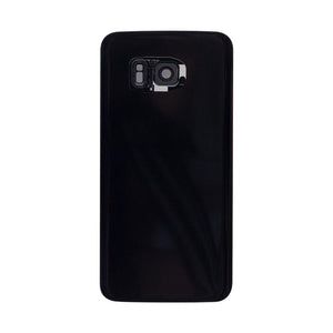 Coque arrière Samsung Galaxy S7 Edge G935F avec lentille, noire, OEM