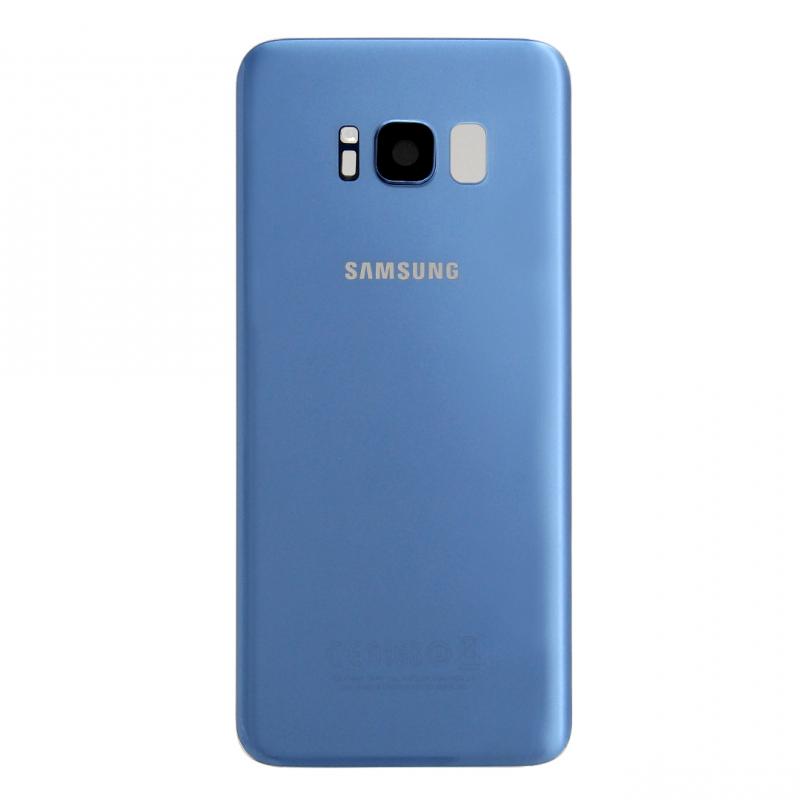 Coque arrière Samsung Galaxy S8 G950F avec objectif bleu OEM