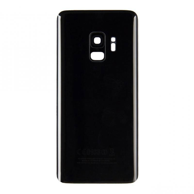 Coque arrière Samsung Galaxy S9 G960F avec objectif Noir nuit OEM