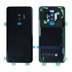 Coque arrière Samsung Galaxy S9 Plus G965F avec objectif Noir nuit OEM