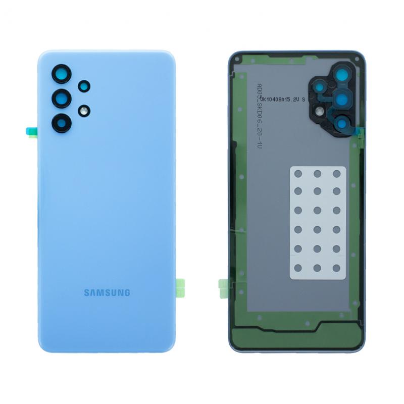 Coque arrière Samsung Galaxy A32 A325F avec objectif bleu génial OEM