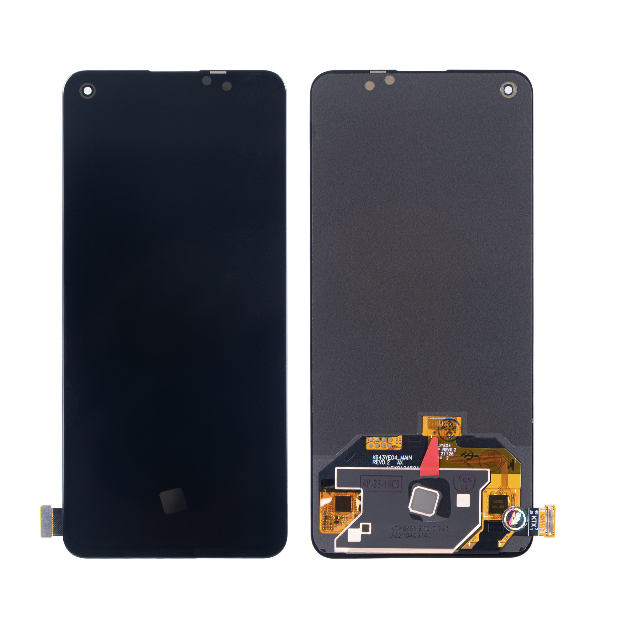 Écran et numériseur Realme GT 5G sans cadre noir OEM