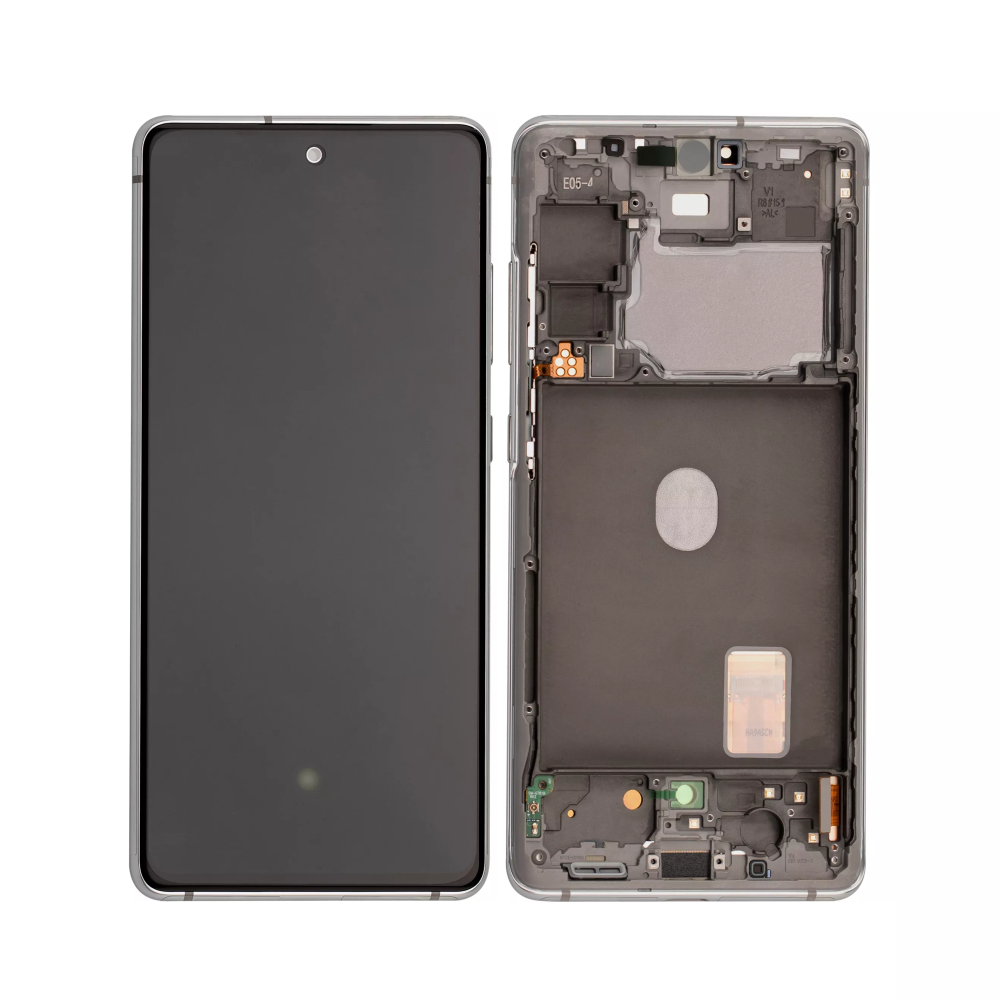 Samsung Galaxy S20 FE G780F, G781B 5G Ecran et Digitizer avec Cadre Blanc Nuageux Soft-OLED