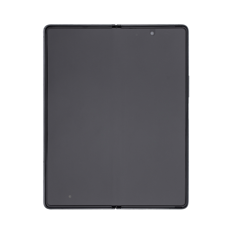 Samsung Galaxy Z Fold2 5G F916B Écran principal et numériseur avec cadre noir mystique et charnière argentée Service Pack