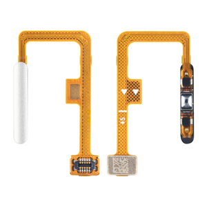 Capteur d'empreintes digitales Xiaomi 11 Lite 5G NE avec bouton d'alimentation, compatible avec le modèle Snowflake White