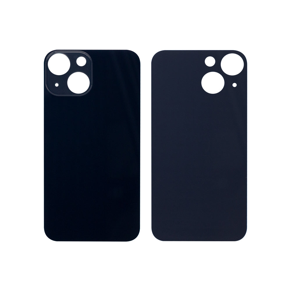 For Apple 13 Mini Verre arrière, cadre de caméra agrandi Midnight Compatible