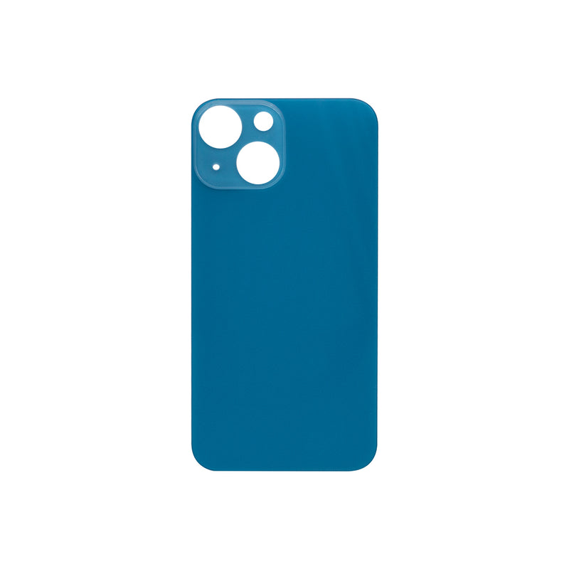 For Apple 13 Mini Verre arrière, cadre de caméra agrandi bleu Compatible