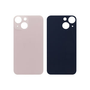 For Apple 13 Mini Verre arrière, cadre d'appareil photo agrandi rose Compatible