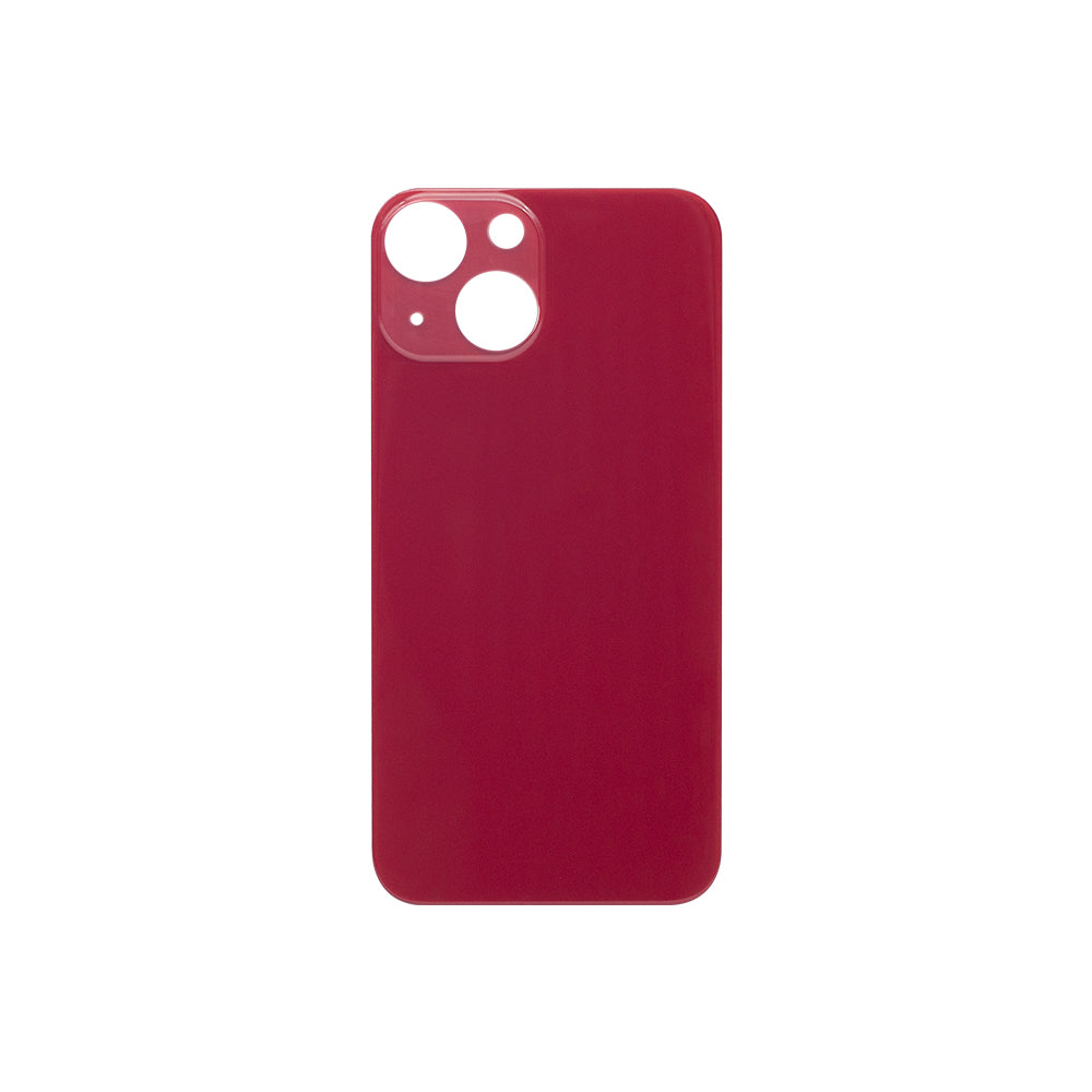 For Apple 13 Mini Verre arrière, cadre de caméra agrandi rouge Compatible