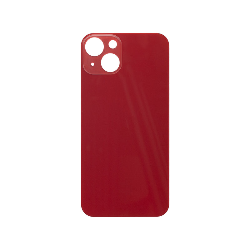 For Apple 13 Verre arrière, cadre d'appareil photo agrandi rouge Compatible