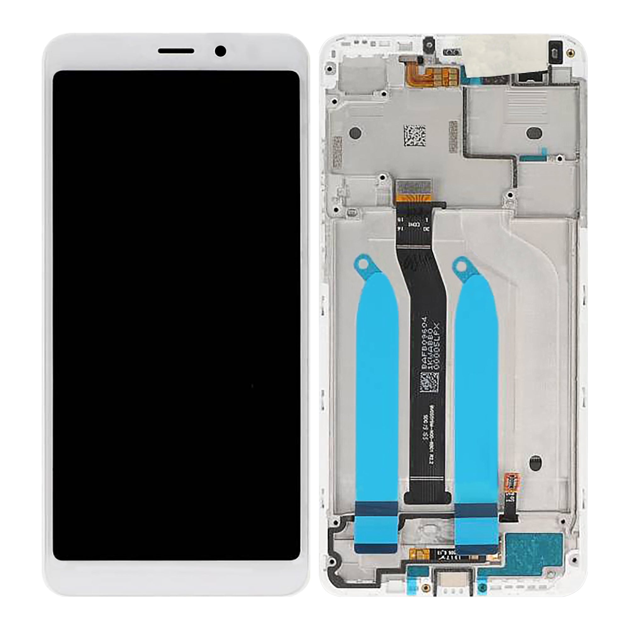 Écran et numériseur Xiaomi Redmi 6A avec pack de service Fame White