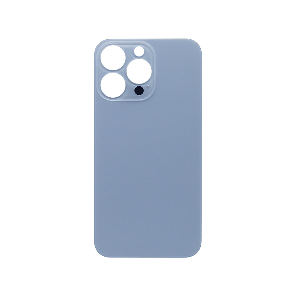 For Apple 13 Pro Verre arrière, cadre d'appareil photo agrandi Sierra Blue Compatible