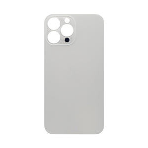 For Apple 13 Pro Max Verre arrière, cadre de caméra agrandi Argent Compatible