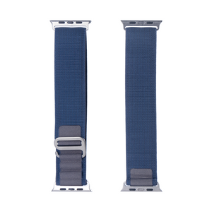 Bracelet en nylon Alpine Loop For Apple 42 mm, 44 mm, 45 mm, 49 mm Bleu Boîte de vente au détail