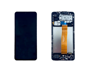 Samsung Galaxy M12 M127F Écran et numériseur avec cadre Noir Service Pack