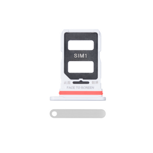Xiaomi 12T 5G, 12T Pro 5G Sim Card Holder Silver OEM