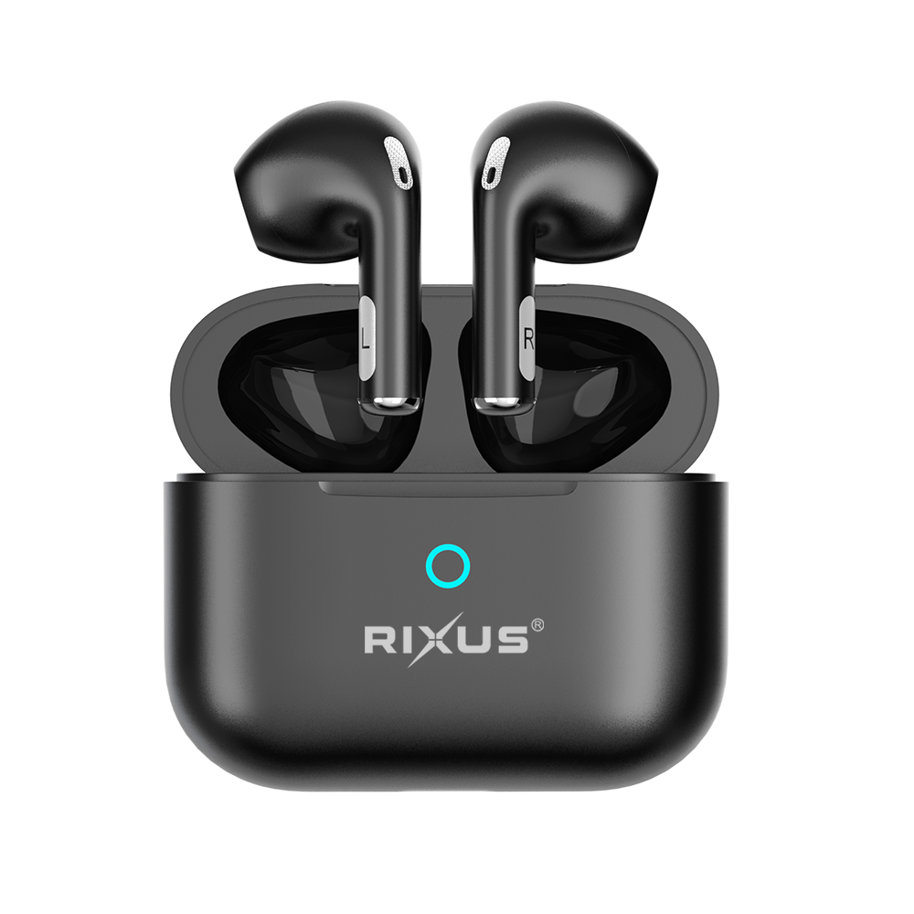Rixus RXBH28 HIFI Sound Earbuds Wireless Headset Noir