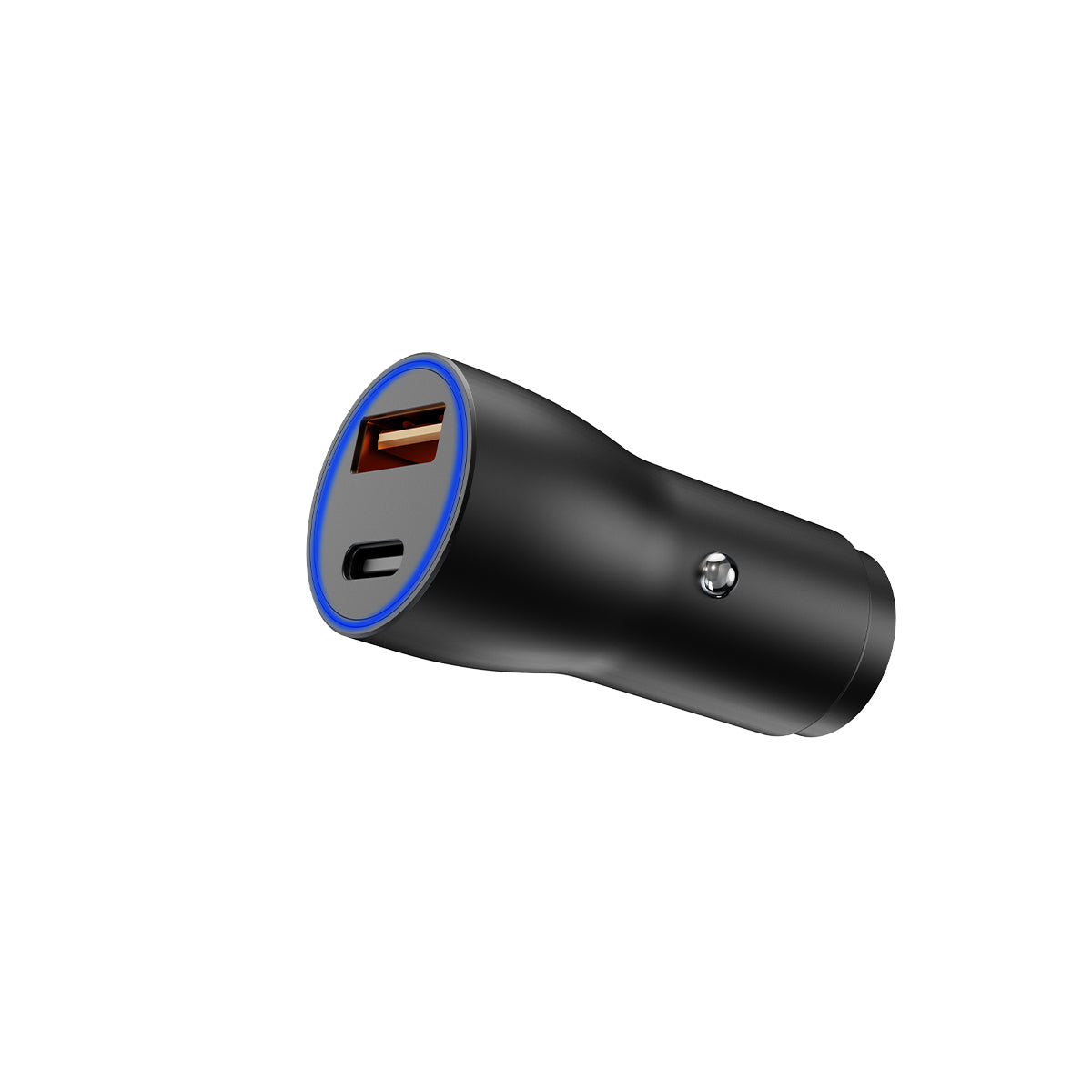 Rixus RXCC12 Chargeur de voiture USB-C PD+QC3.0 38W Noir