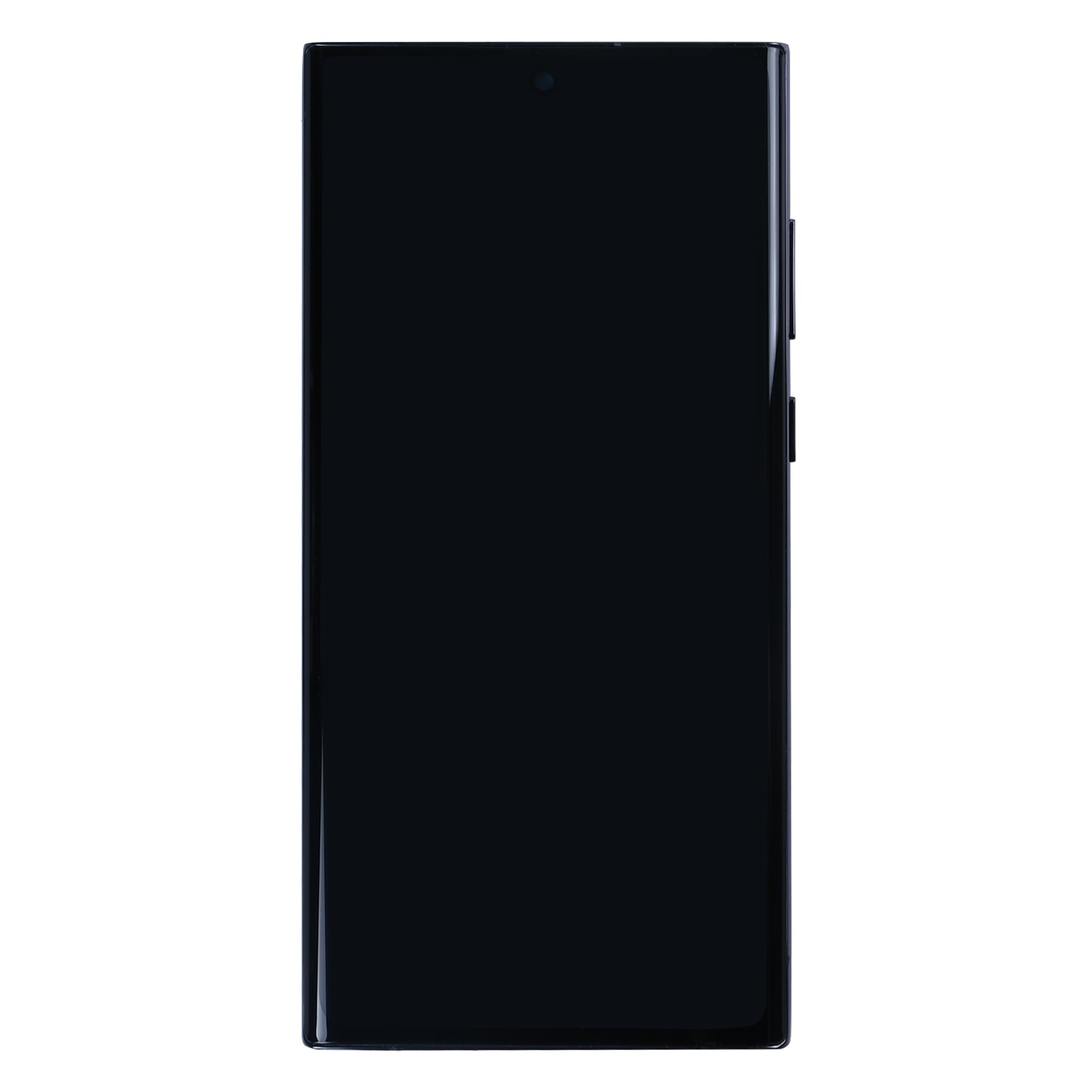 Écran et numériseur Samsung Galaxy S22 Ultra 5G S908B avec cadre Phantom Black Soft-OLED