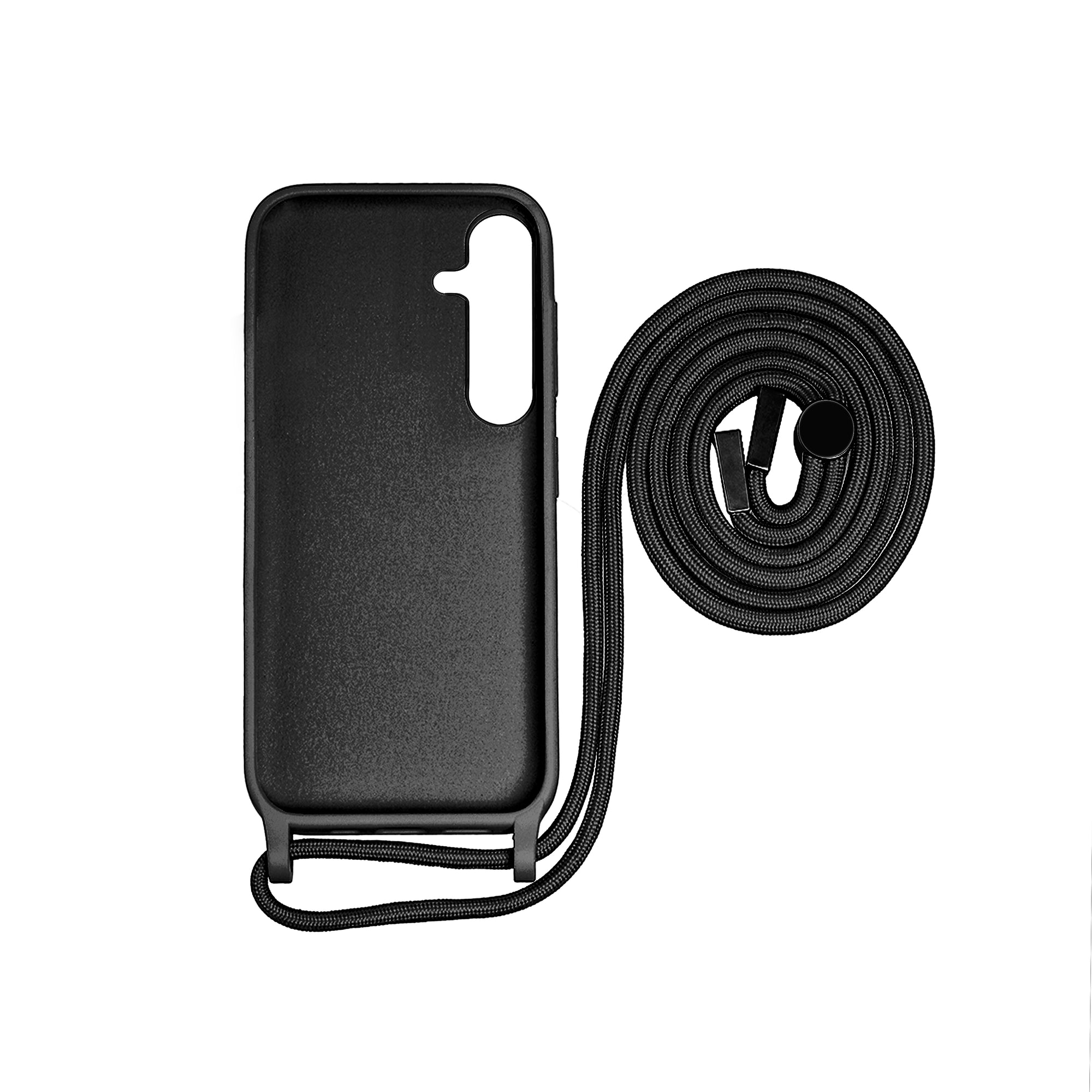 Rixus TPU Necklace Cord Cover Pour Samsung Galaxy S24 Noir
