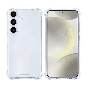 Rixus Anti-Burst Case pour Samsung Galaxy S24, S25 Transparent