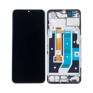 Écran et numériseur Oppo A58 5G avec cadre noir OEM