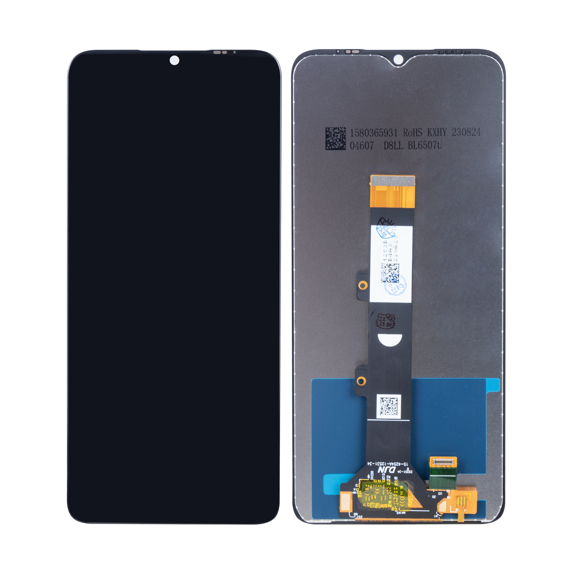 Écran et numériseur Motorola Moto E22i sans cadre, noir, OEM
