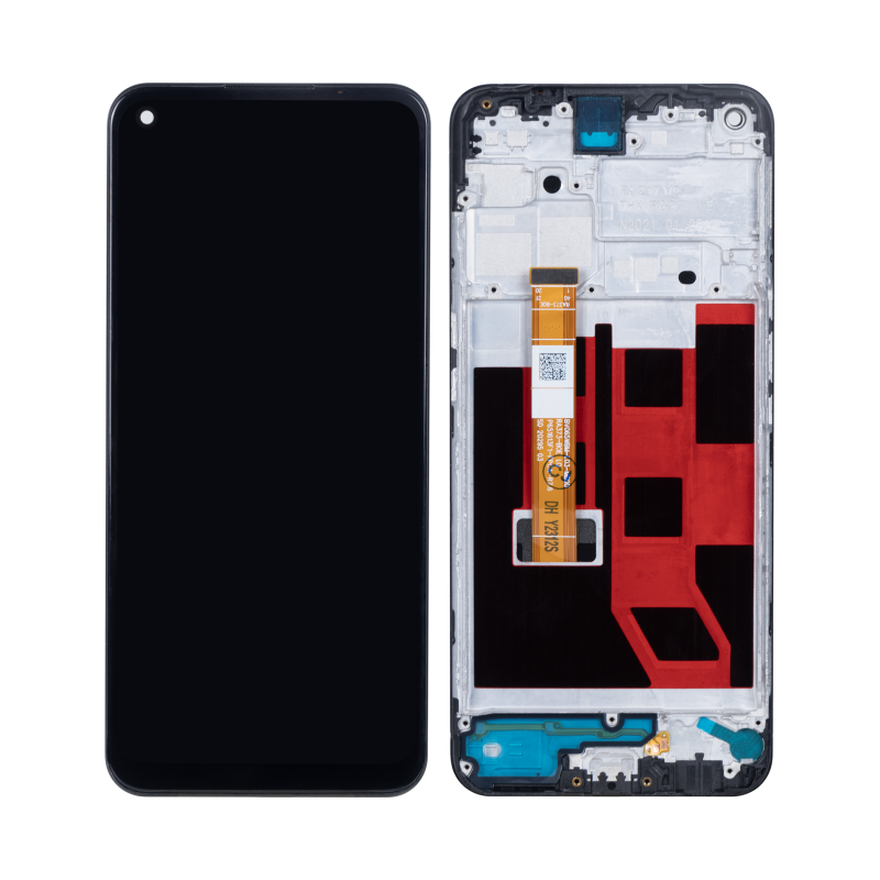 Écran et numériseur Oppo A53 4G, A53S 4G avec cadre noir OEM
