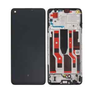 Écran et numériseur Oppo Reno 8 Lite avec cadre noir cosmique OEM