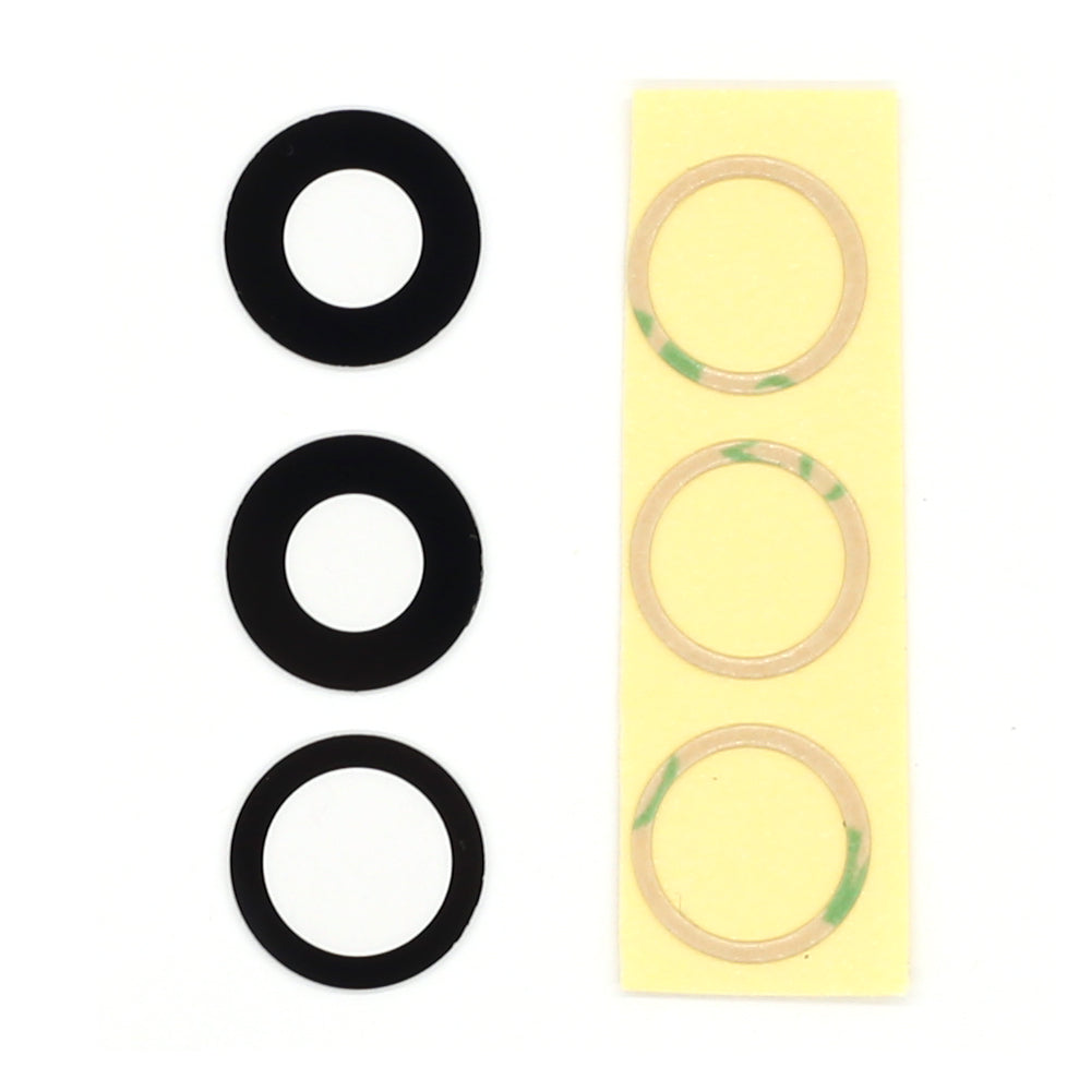 For Apple iPhone 11 Pro, iPhone 11 Pro Max Camera Lens Set Black OEM