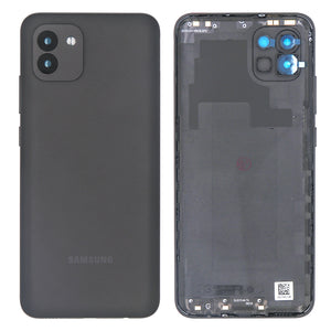 Coque arrière Samsung Galaxy A03 A035F avec objectif noir OEM