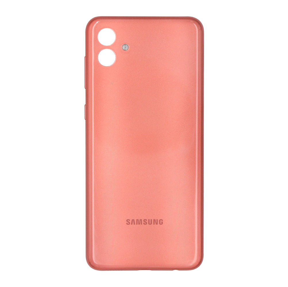 Coque arrière Samsung Galaxy A04 Core avec lentille, couleur or rose, OEM