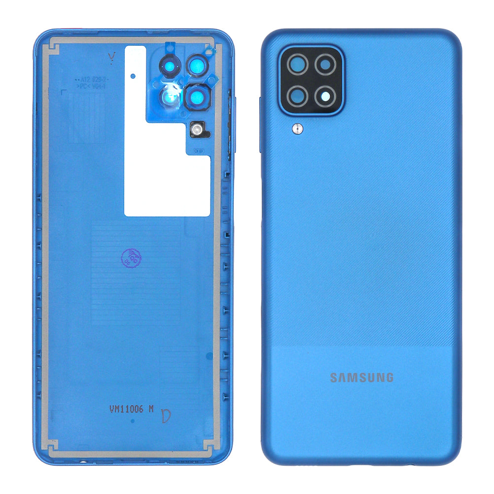 Coque arrière Samsung Galaxy A12 Nacho A127F avec objectif bleu OEM