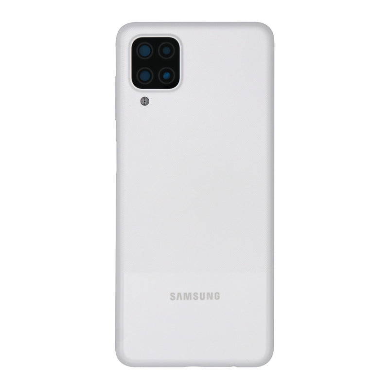Coque arrière Samsung Galaxy A12 Nacho A127F avec objectif blanc OEM