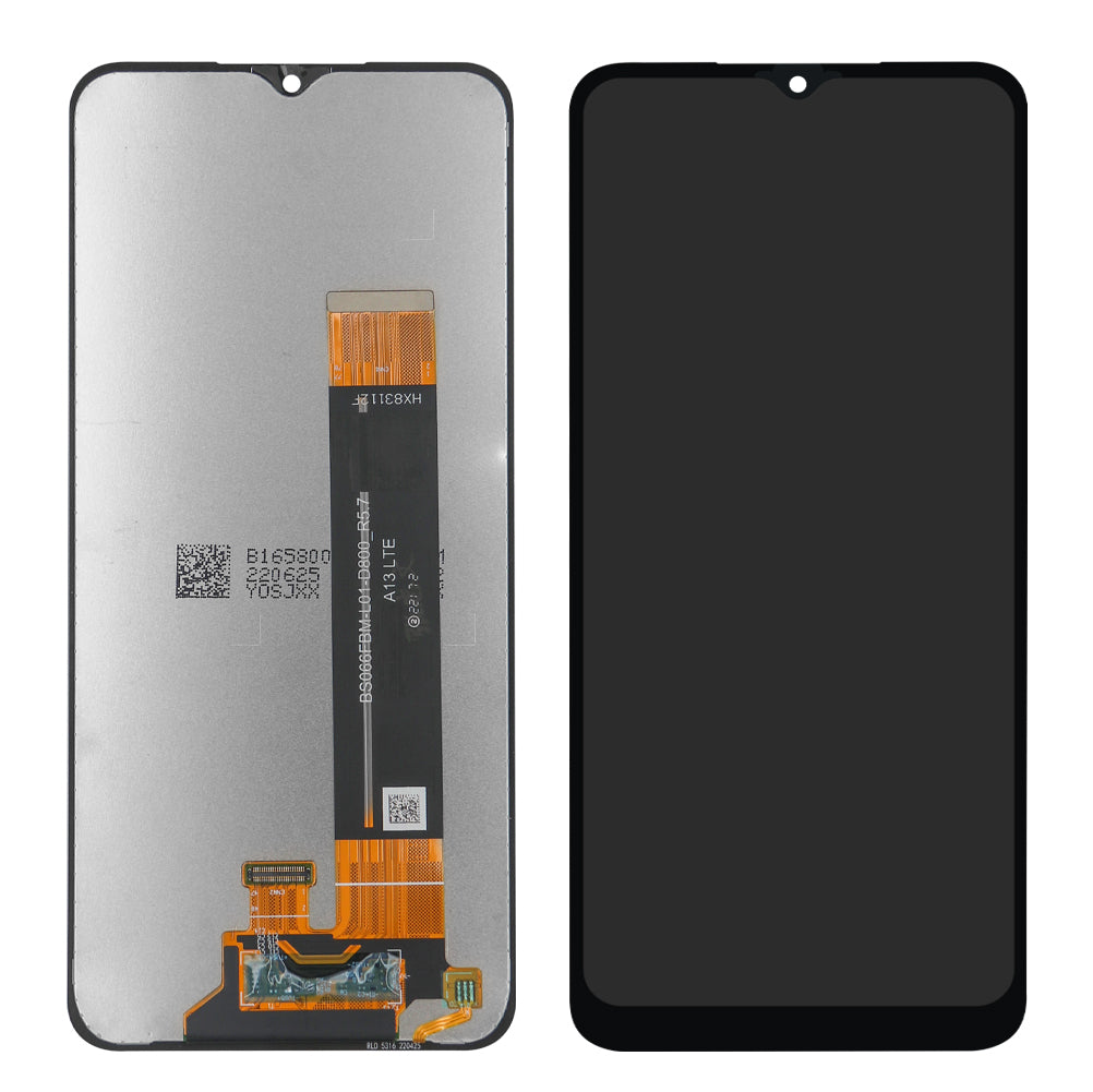 Samsung Galaxy A13 A135F, M23 M236B Écran et numériseur sans cadre Noir OEM