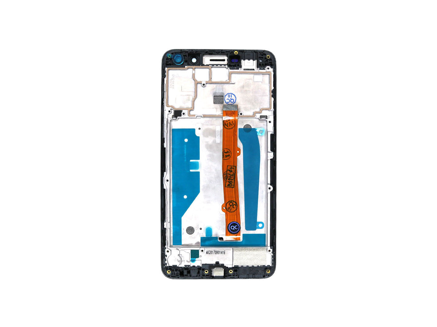 Écran et numériseur Huawei Y6 (2017) avec cadre noir OEM