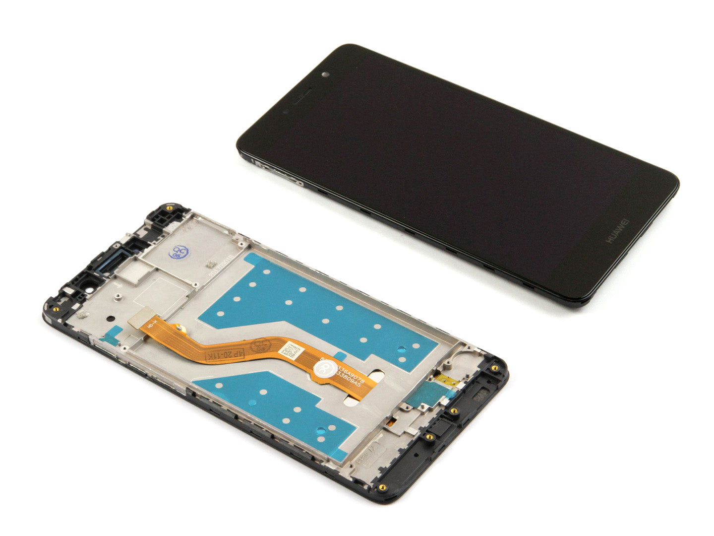 Écran et numériseur Huawei Y7 avec cadre noir OEM