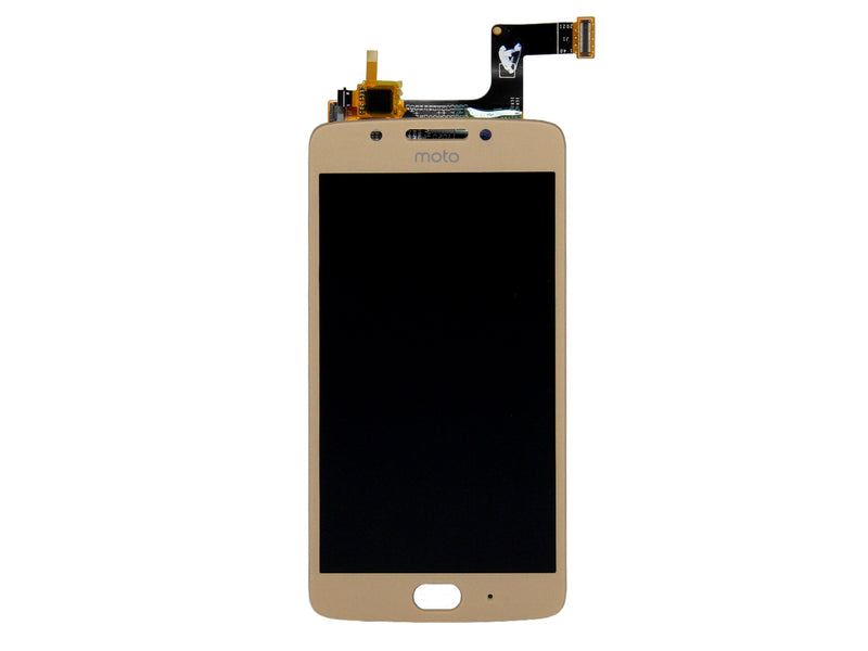 Écran et numériseur Motorola Moto G5 sans cadre, couleur or, OEM