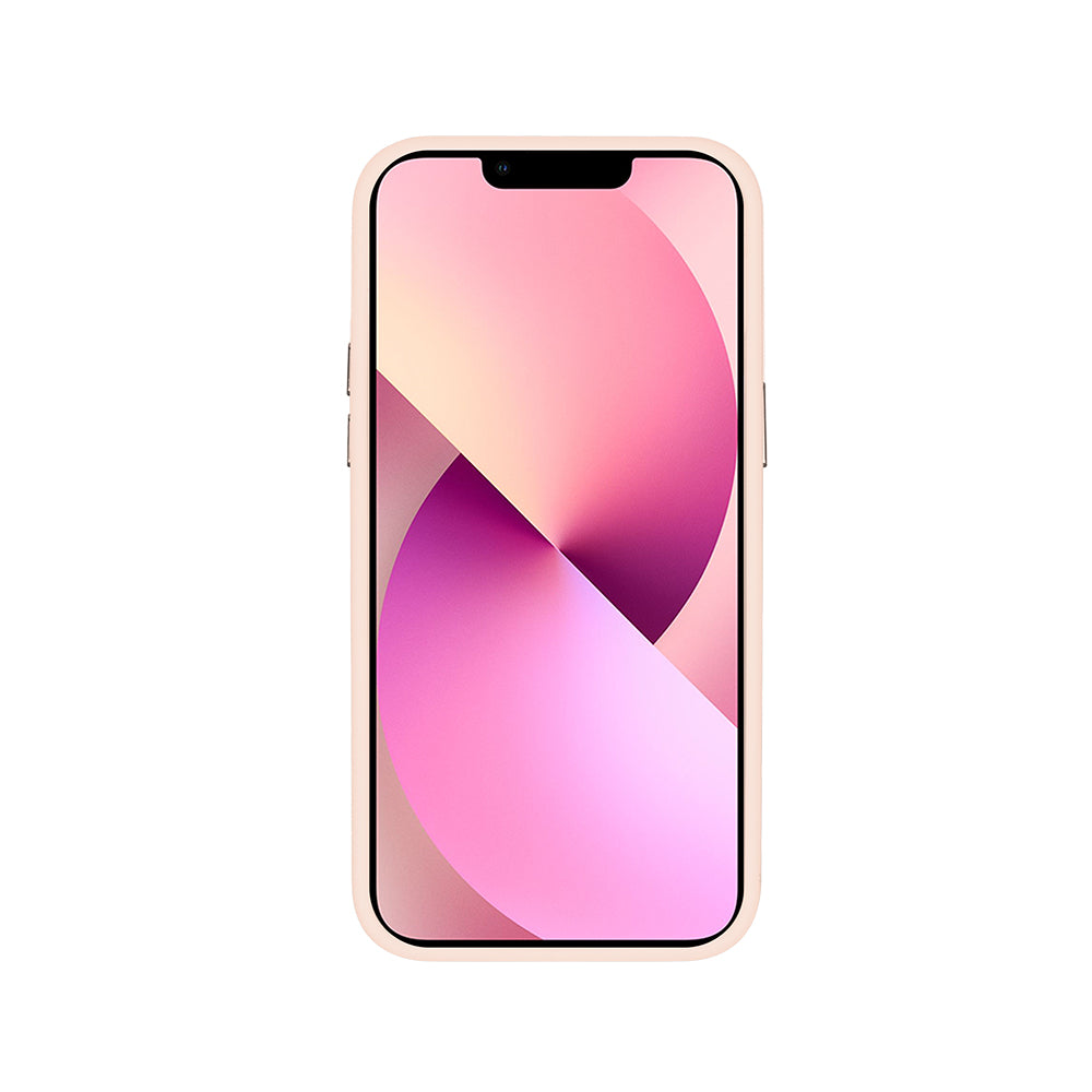 Rixus Classic 03 Case With MagSafe Compatible For Apple iPhone 12, 12 Pro Light Pink