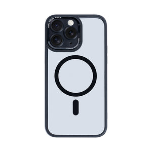 Rixus Classic 04 Case With MagSafe Compatible For Apple iPhone 11 Pro Max Black